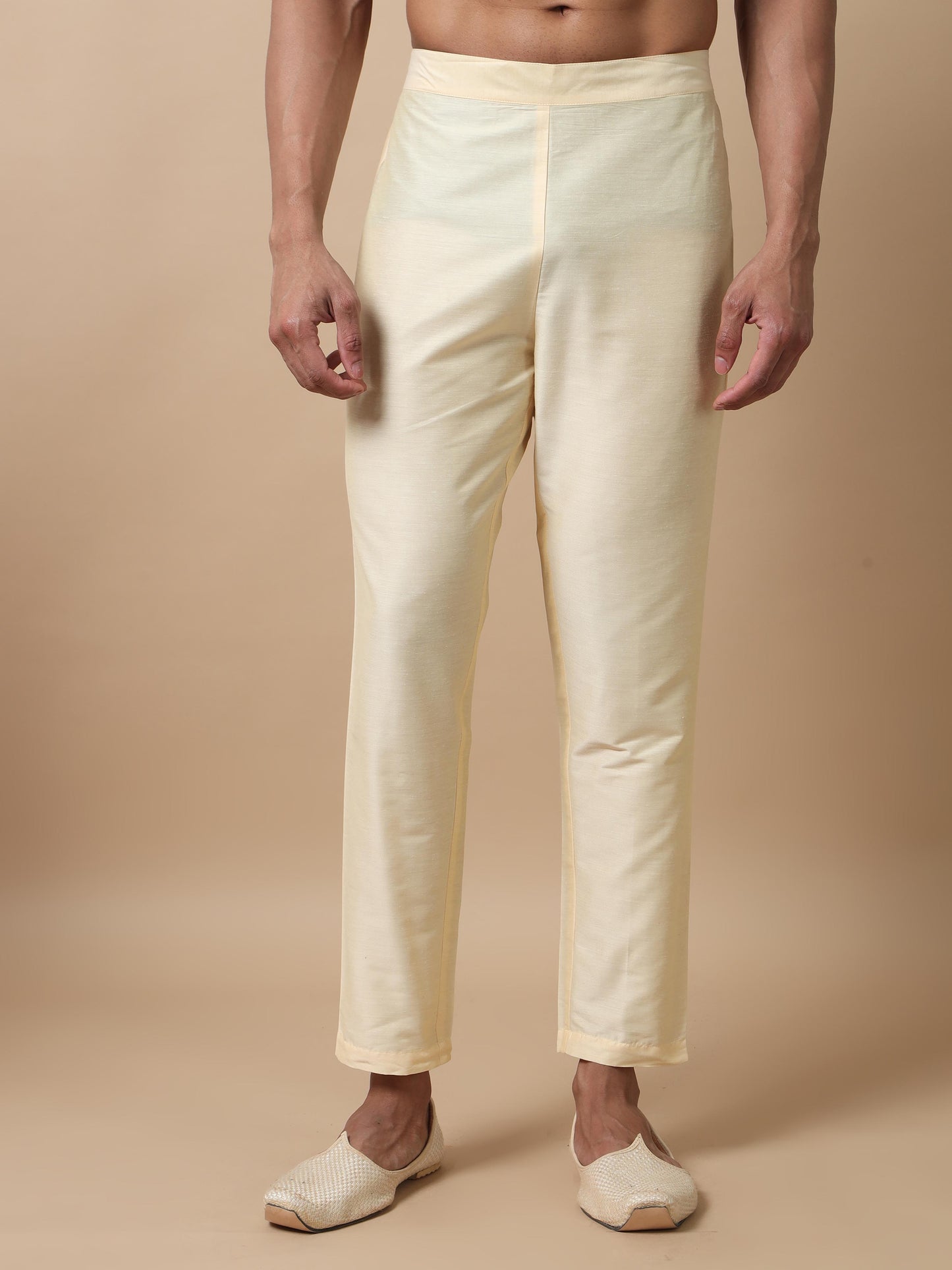 Cream kurta pant for mens