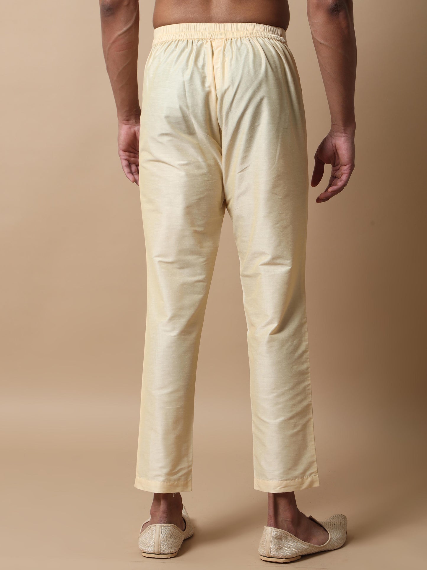 Cream kurta pant for mens