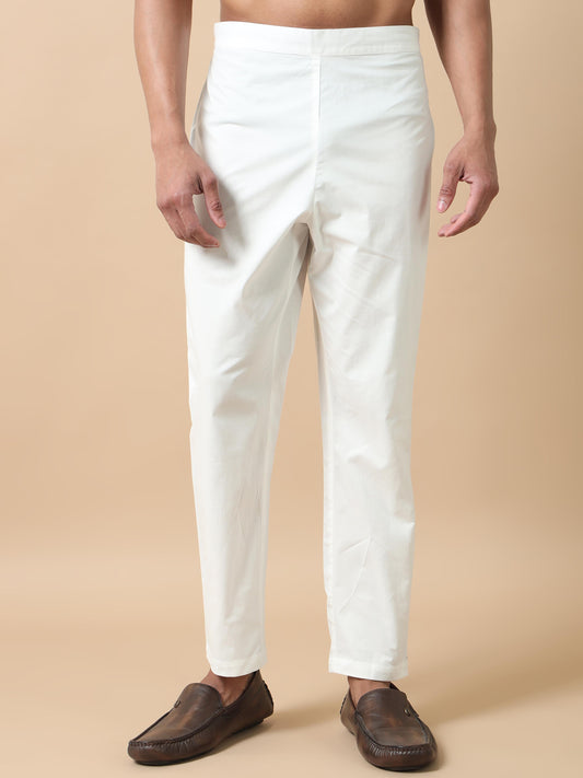 white pant for kurta