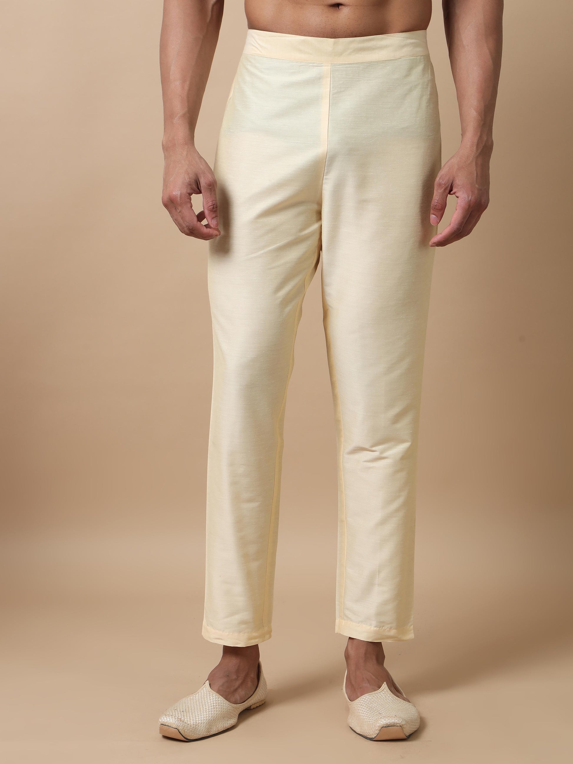 Cream kurta pant for mens