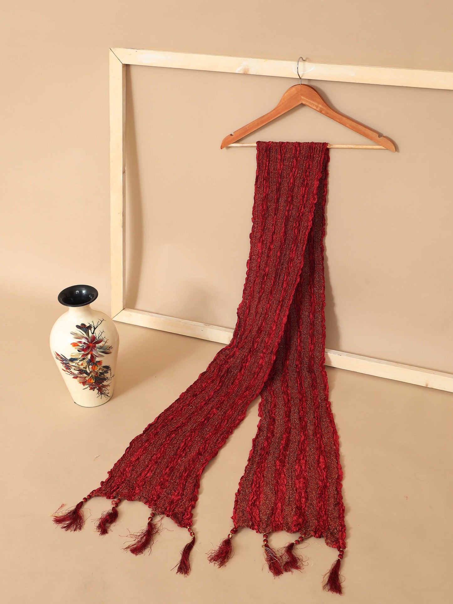 Maroon stole for men